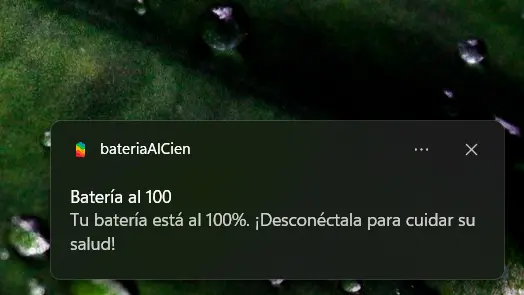 Notificación OS